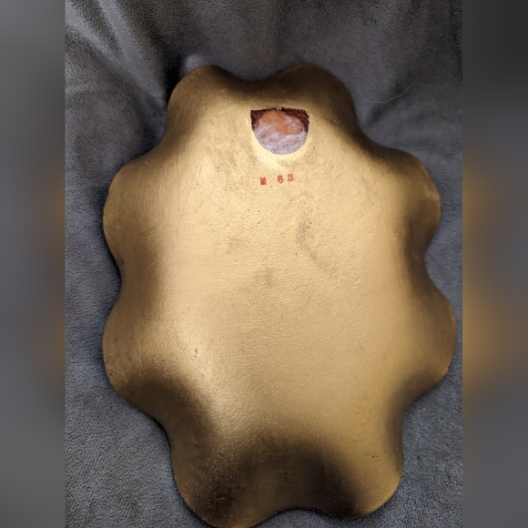 MCM Seetusee Glass Frilly Fruit or Decorative Shallow Bowl with Stunning Colours - Picture 6 of 6